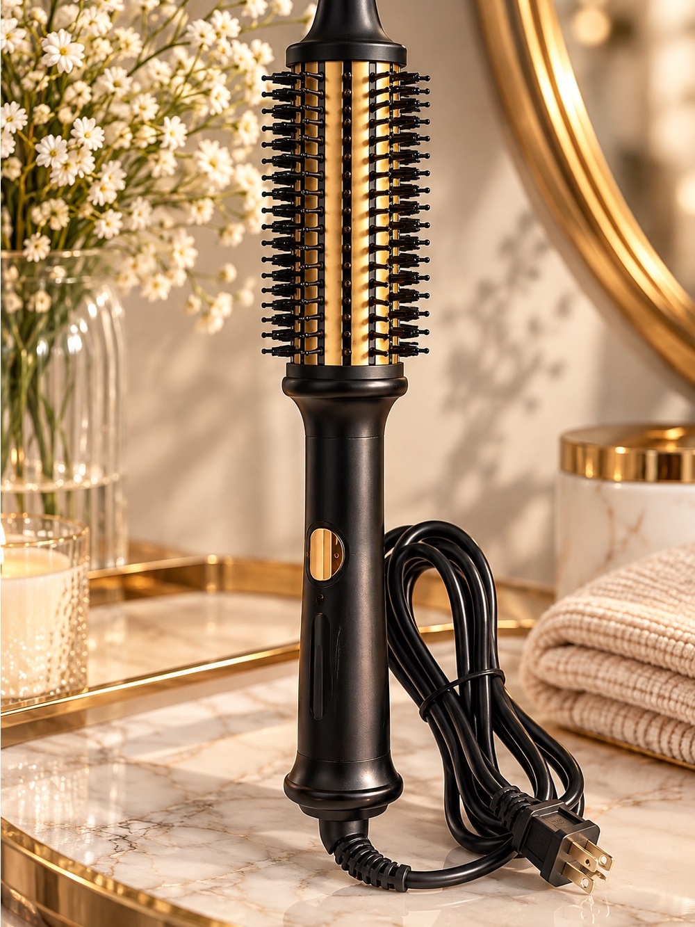 Amazon Green Curling Iron Brush Box — Dark Green
